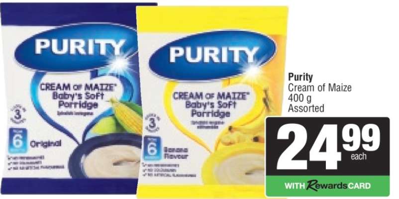 PURITY CREAM OF MAIZE