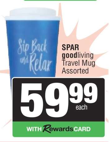 SPAR goodliving Travel Mug Assorted