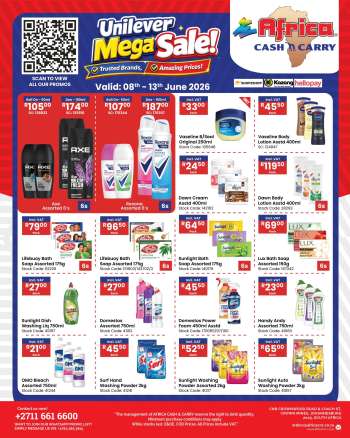 Africa Cash & Carry catalogue  - 08/06/2026 - 13/06/2026.