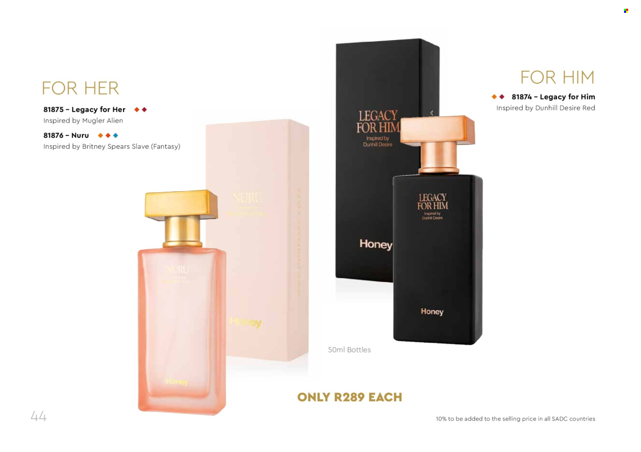 Honey specials. Page 44