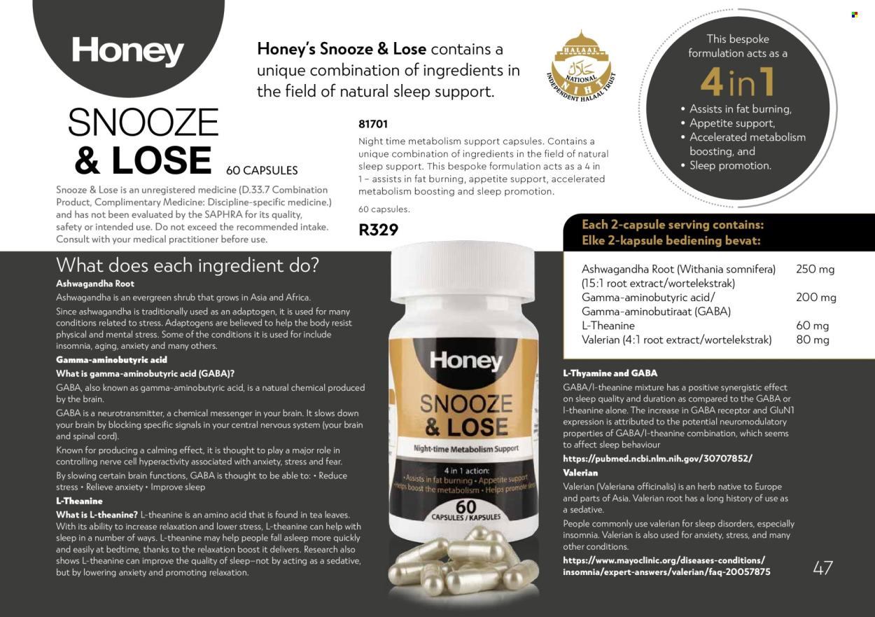 Honey specials. Page 47