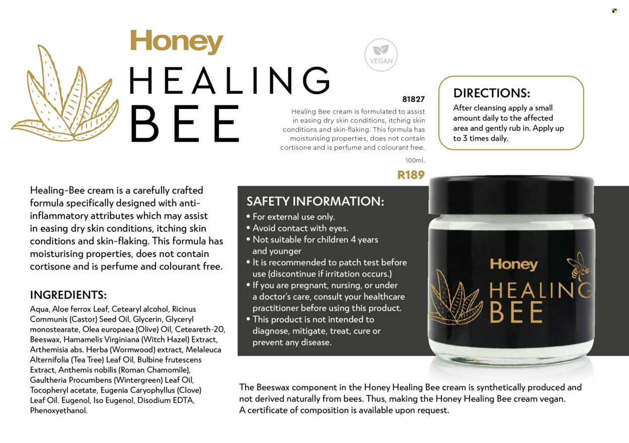 Honey specials. Page 50