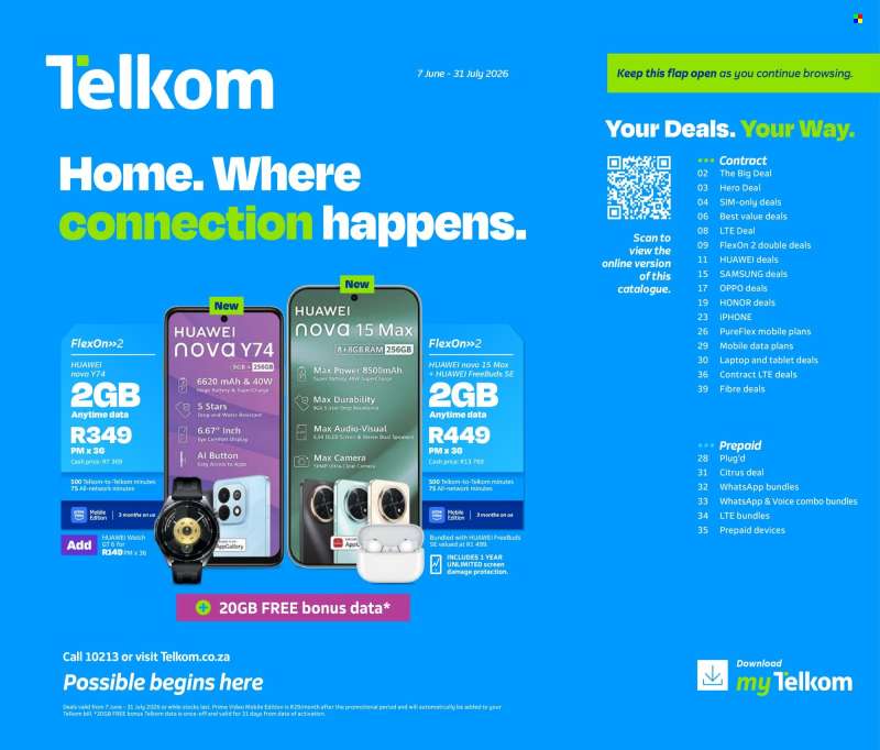 Telkom catalogue  - 07/06/2026 - 31/07/2026.