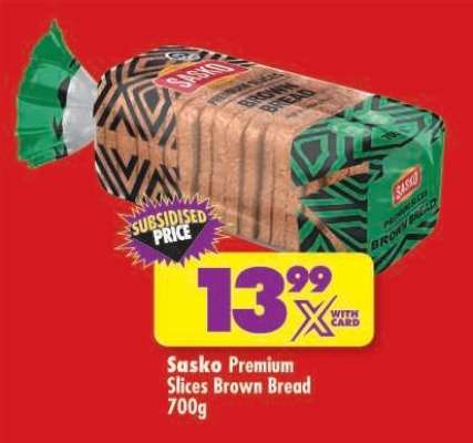 Sasko Premium Slices Brown Bread 700g