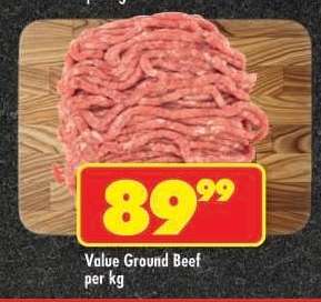 Value Ground Beef