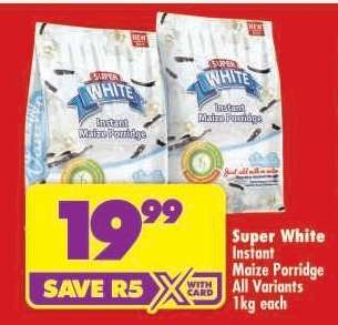 SUPER WHITE INSTANT MAIZE PORRIDGE