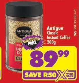 Antigua Classic Instant Coffee 200g