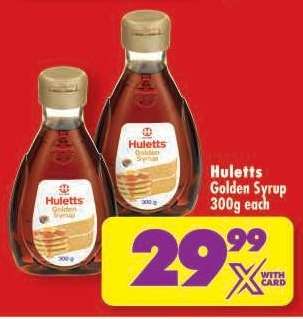 Huletts Golden Syrup 300g each