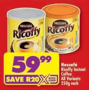 NESCAFÉ Ricoffy Instant Coffee