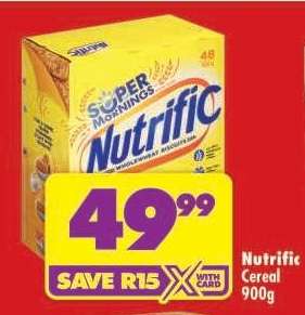 Nutrific Cereal 900g