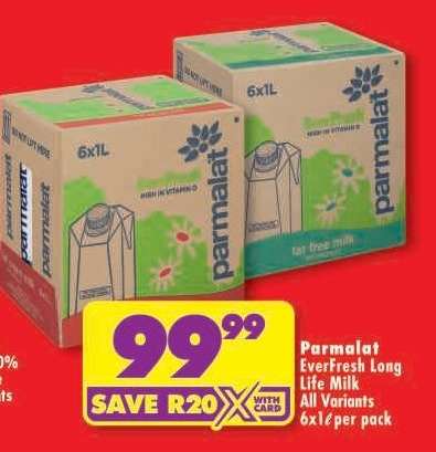 PARMALAT EVERFRESH LONG LIFE MILK