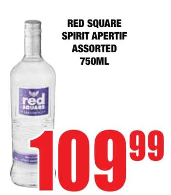 RED SQUARE SPIRIT APERTIF ASSORTED 750ML