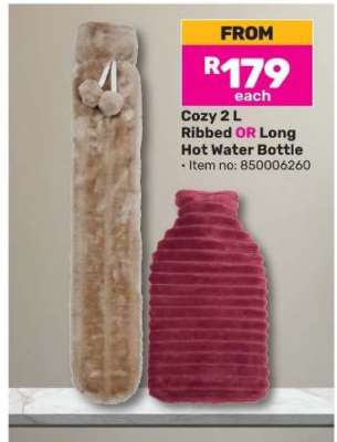 Cozy 2 L Ribbed OR Long Hot Water Bottle
