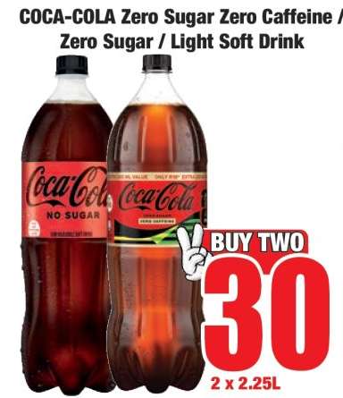 COCA-COLA Zero Sugar Zero Caffeine / Zero Sugar / Light Soft Drink