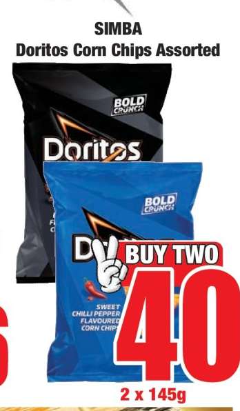 SIMBA Doritos Corn Chips Assorted