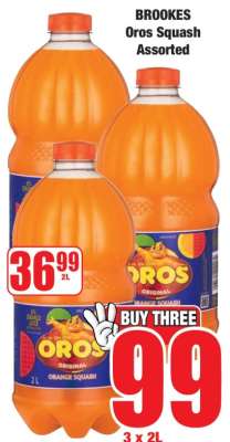 Brookes Oros Squash Assorted
