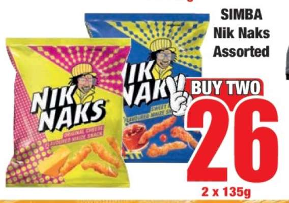 SIMBA Nik Naks Assorted