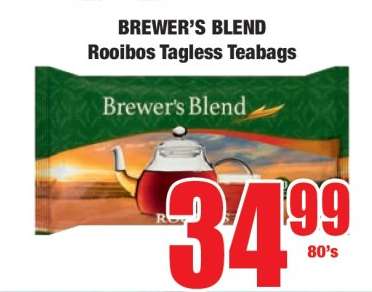 Brewer's Blend Rooibos Tagless Teabags