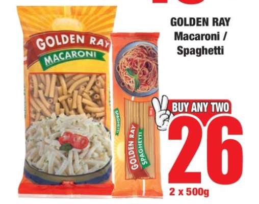 GOLDEN RAY Macaroni / Spaghetti