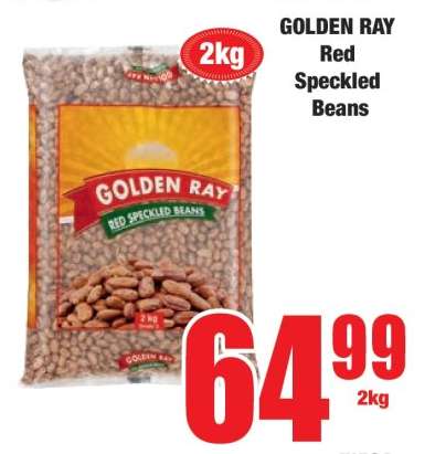 GOLDEN RAY Red Speckled Beans