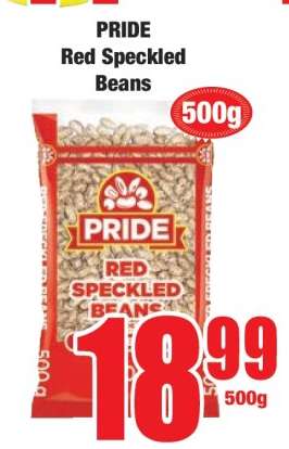 PRIDE Red Speckled Beans