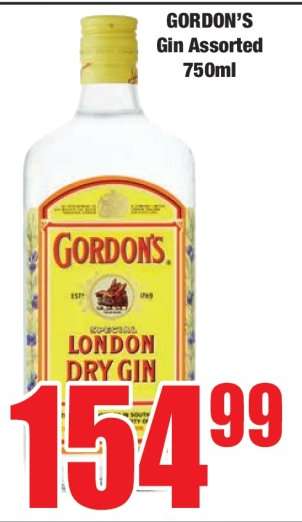 GORDON’S Gin Assorted 750ml