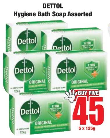 DETTOL Hygiene Bath Soap Assorted