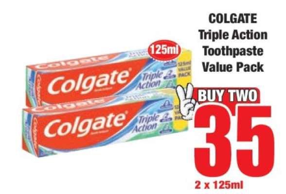 Colgate Triple Action Toothpaste Value Pack