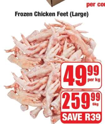 Frozen Chicken Feet (Large)