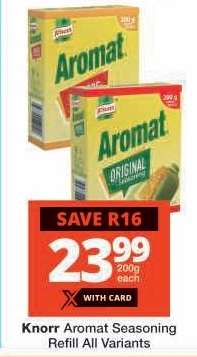 Knorr Aromat Seasoning Refill All Variants