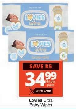 Lovies Ultra Baby Wipes