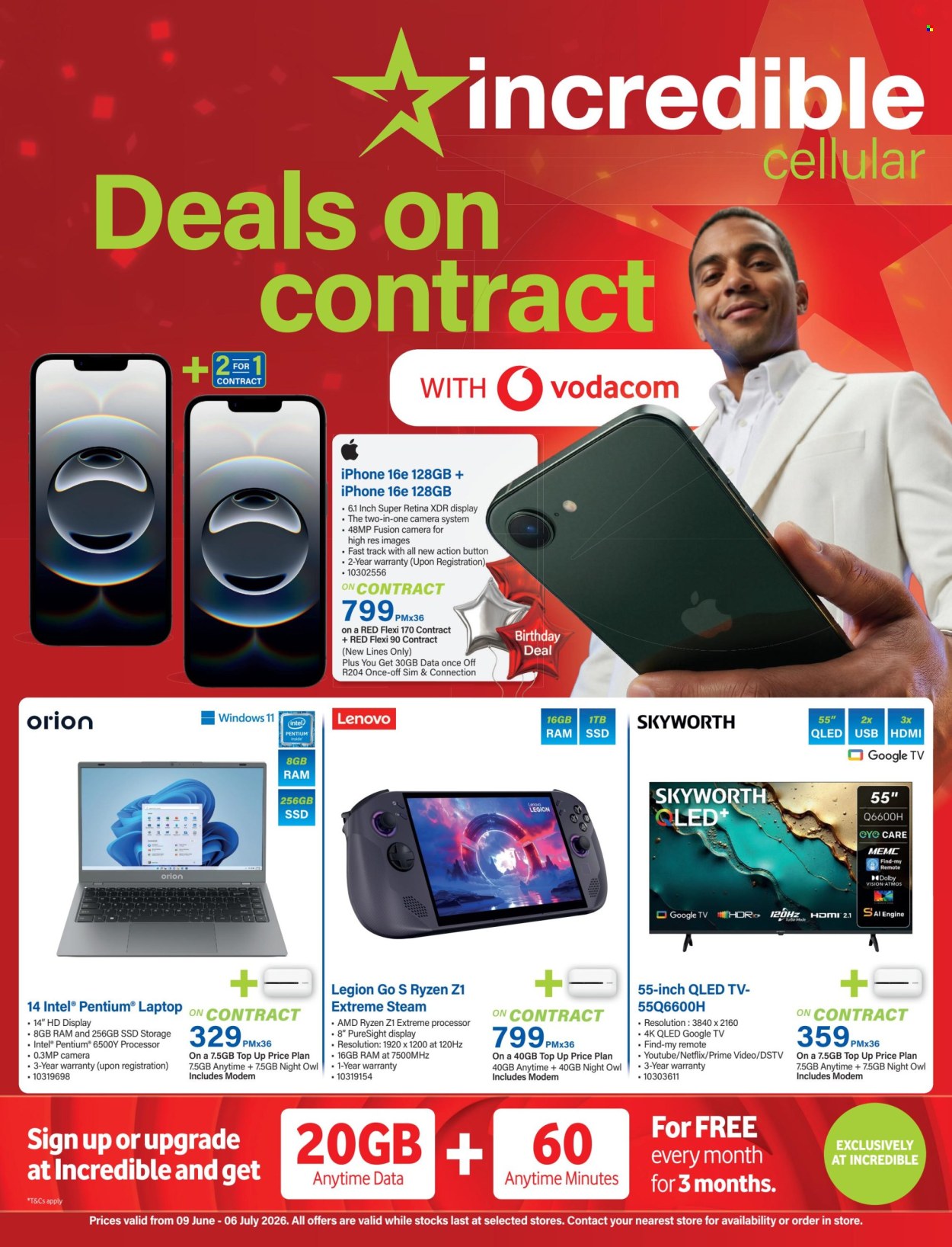 Incredible Connection specials - 09/06/2026 - 06/07/2026. Page 1