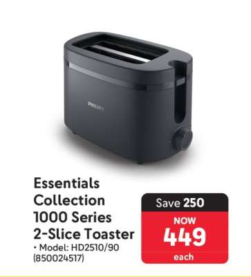 Essentials Collection 1000 Series 2-Slice Toaster