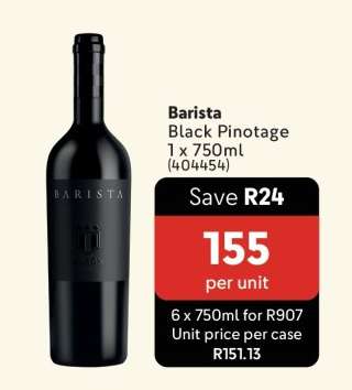 BARISTA Black Pinotage