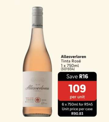 ALLESVERLOREN Tinta Rosé