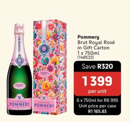Pommery Brut Royal Rosé in Gift Carton