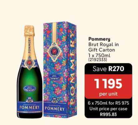 Pommery Brut Royal in Gift Carton