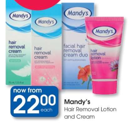 Mandy’s Hair Removal Lotion and Cream