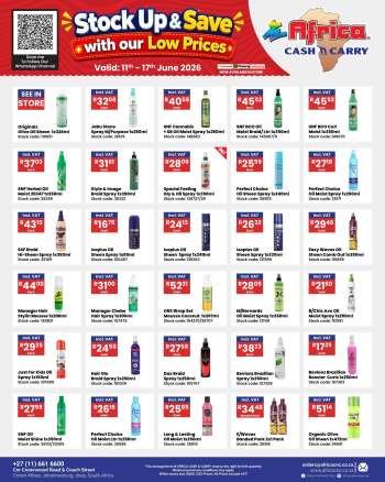 Africa Cash & Carry catalogue  - 11/06/2026 - 17/06/2026.