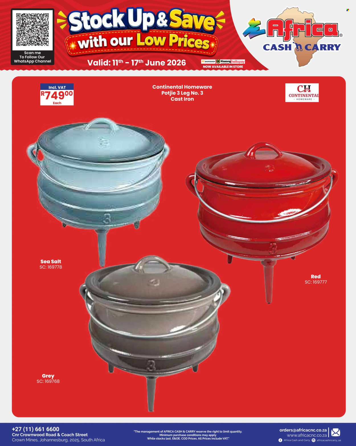 Africa Cash & Carry specials - 11/06/2026 - 17/06/2026. Page 44