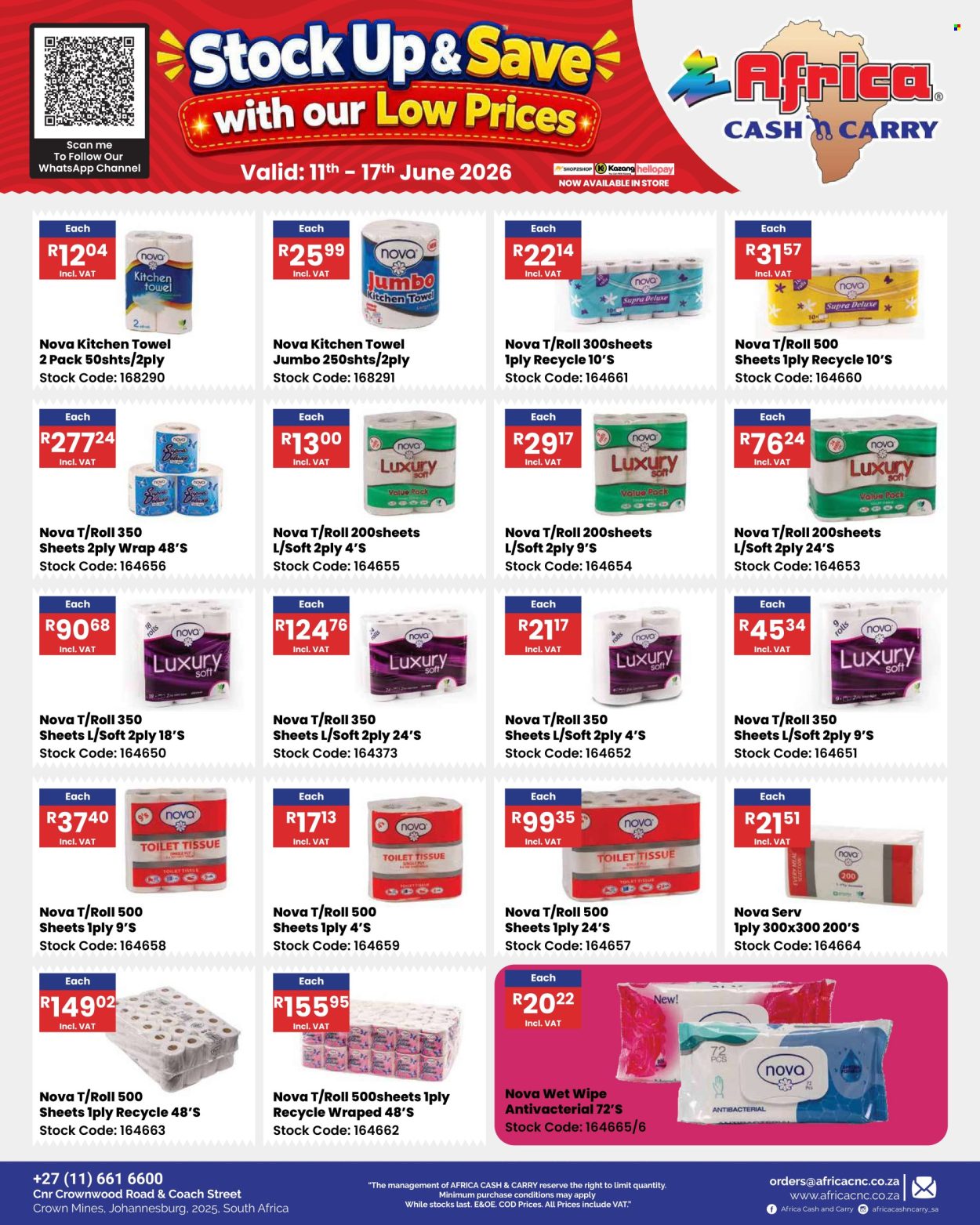 Africa Cash & Carry specials - 11/06/2026 - 17/06/2026. Page 60