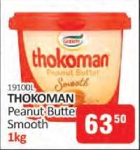 THOKOMAN Peanut Butter Smooth 1kg