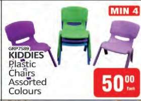 KIDDIES PLASTIC CHAIRS