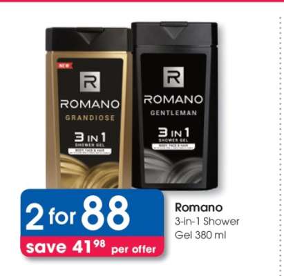Romano 3-in-1 Shower Gel 380 ml