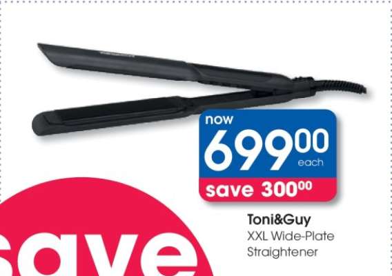 Toni&Guy XXL Wide-Plate Straightener