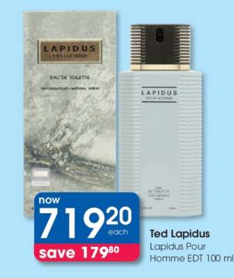 Ted Lapidus Lapidus Pour Homme EDT 100 ml