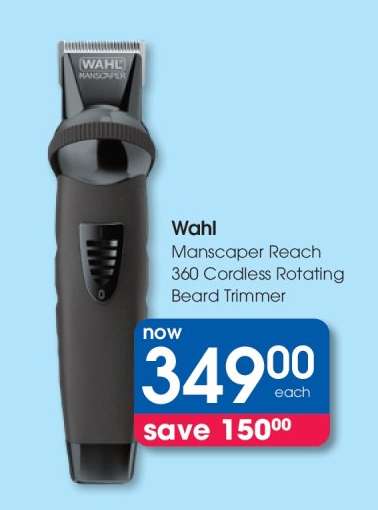 Wahl Manscaper Reach 360 Cordless Rotating Beard Trimmer