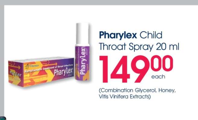Pharylex Child Throat Spray 20 ml