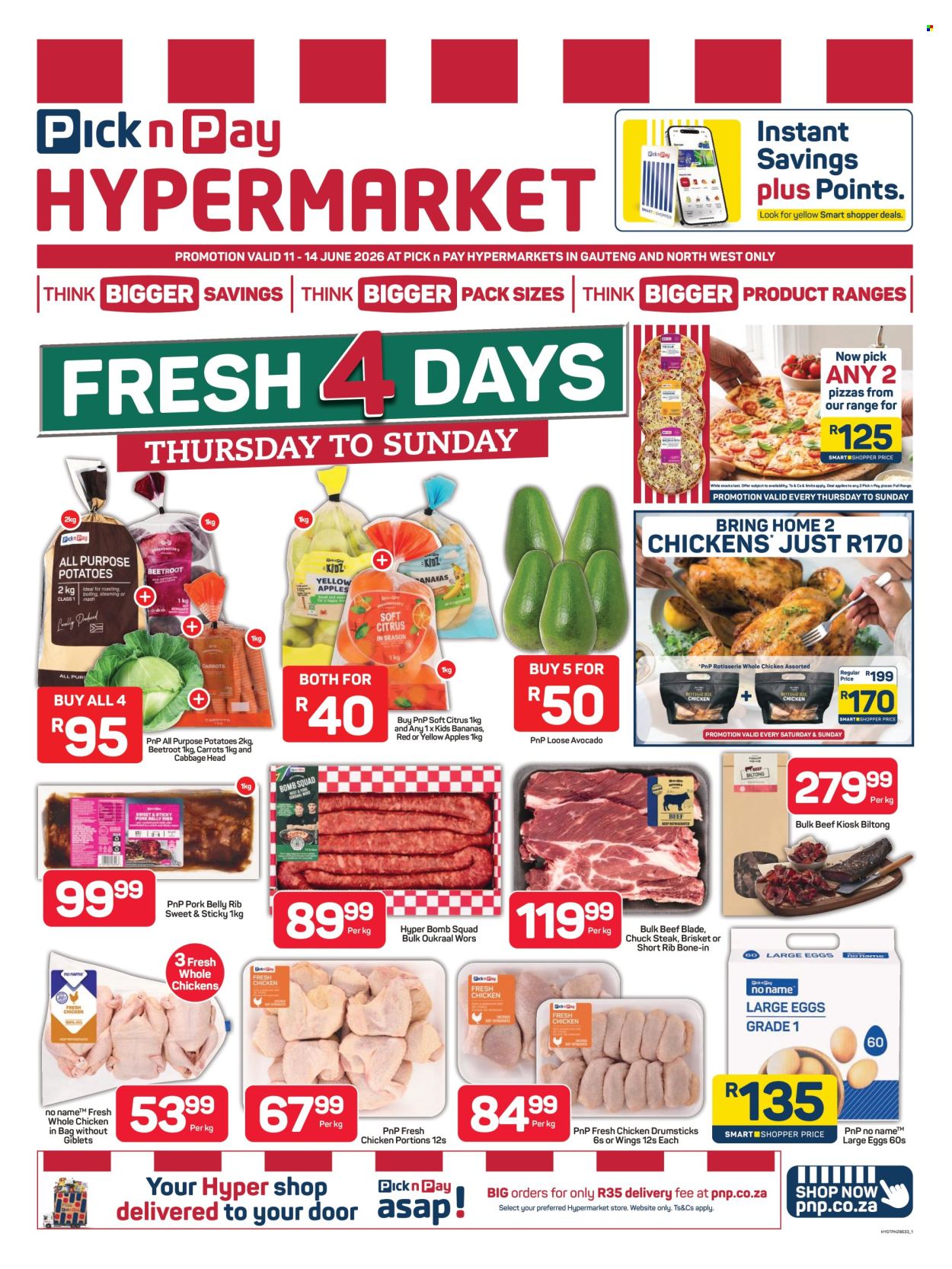 Pick n Pay Hypermarket specials - 11/06/2026 - 14/06/2026. Page 1