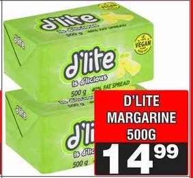 D'LITE MARGARINE 500G